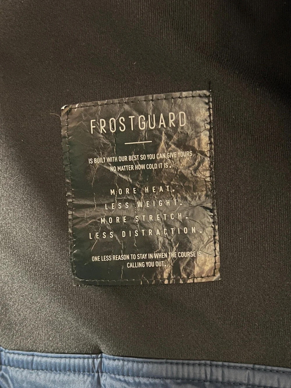 Adidas Frostguard Insulated Golf Jacket Quilted Blue/Gray Size Large Rhodes LV